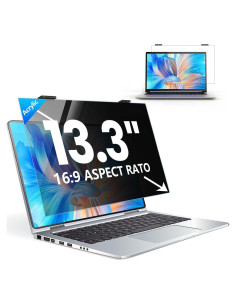 Filtro de Privacidad 13.3" GUDTEKE Anti-reflejo HD 9H