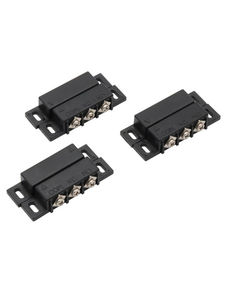 Interruptores de Lengüeta Magnético LBY - 3 Juegos, ABS Negro