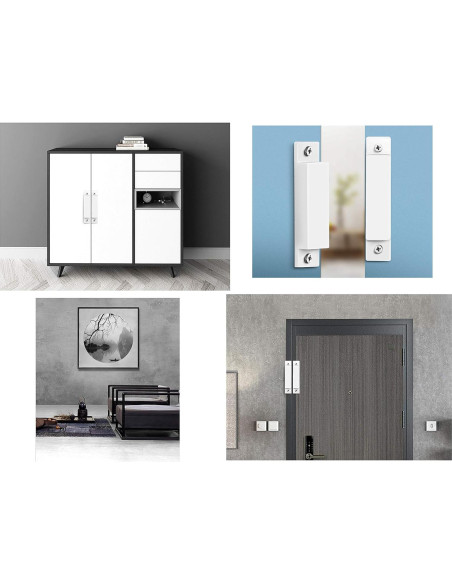 Interruptores de Lengüeta Magnético LBY - 3 Juegos, ABS Negro