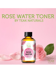 Tónico de Agua de Rosa Natural Teak Naturals 118 ml 2