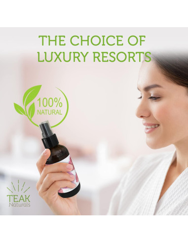 Tónico de Agua de Rosa Natural Teak Naturals 118 ml