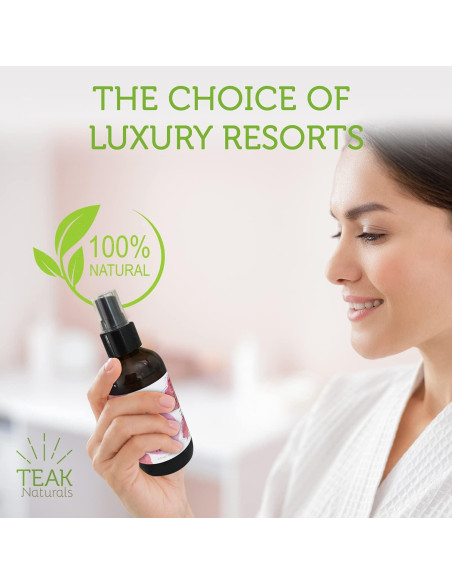 Tónico de Agua de Rosa Natural Teak Naturals 118 ml