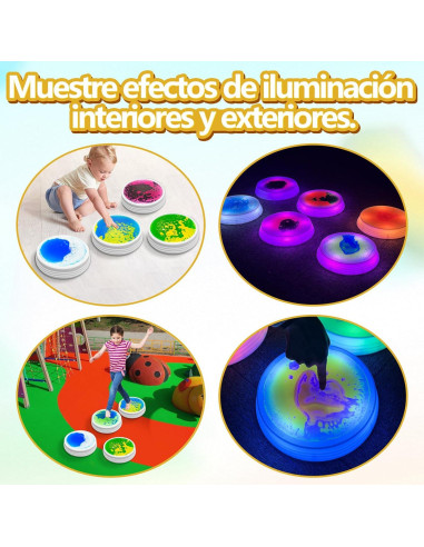 Piedras de Paso Iluminadas Onyoloy - Redondas, Antideslizantes