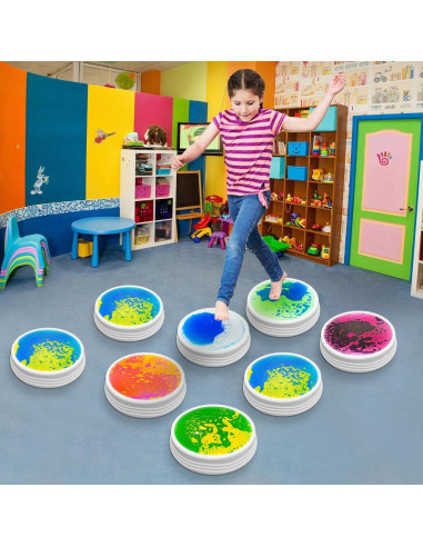 Piedras de Paso Iluminadas Onyoloy - Redondas, Antideslizantes