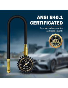 Medidor de Presión de Neumáticos Vondior 0-4.1 Bar con Tubo 2