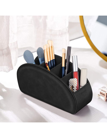 Soporte Organizador de Escritorio KENOBE 5 Compartimentos Negro Soporte Organizador de Escritorio KENOBE 5 Compartimentos Negro