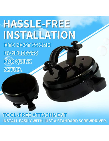 Timbre de Bicicleta TC TCBIERO 95dB | Sonido Fuerte | 4 Colores