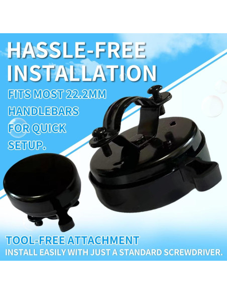 Timbre de Bicicleta TC TCBIERO 95dB | Sonido Fuerte | 4 Colores