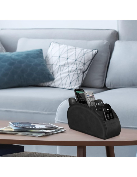 Soporte Organizador de Escritorio KENOBE 5 Compartimentos Negro Soporte Organizador de Escritorio KENOBE 5 Compartimentos Negro