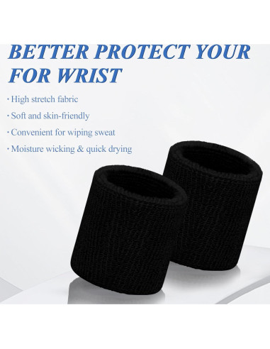 Paquete de 6 Bandas de Sudor Toresper para Ejercicio Unisex