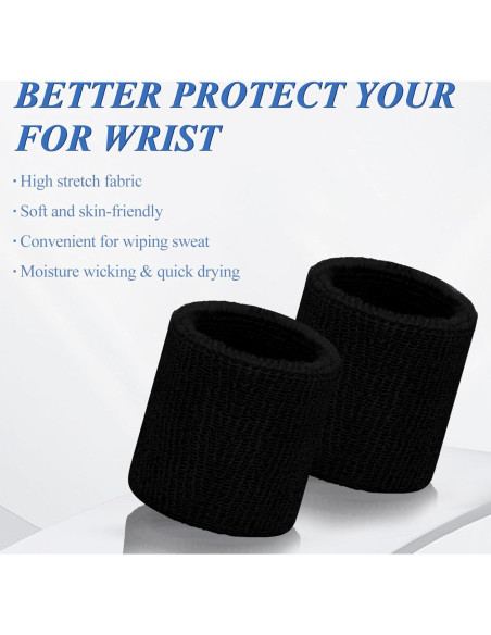 Paquete de 6 Bandas de Sudor Toresper para Ejercicio Unisex