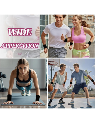 Paquete de 6 Bandas de Sudor Toresper para Ejercicio Unisex