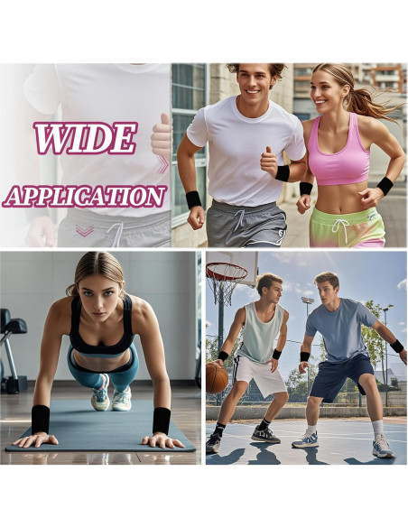 Paquete de 6 Bandas de Sudor Toresper para Ejercicio Unisex
