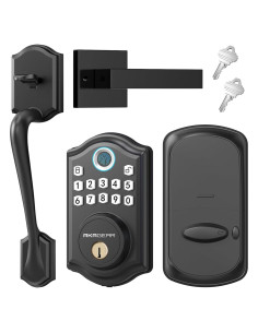 Cerradura Inteligente Biométrica AkaGear DS10 con Manija