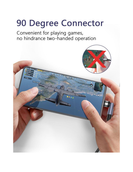 Cable de Carga Magnético 3 en 1 SUNTAIHO Negro 0.49-3m