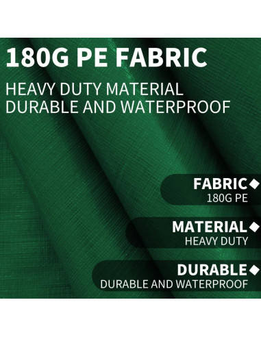 Cubierta de Reemplazo Rutile 600x300 cm Verde Impermeable