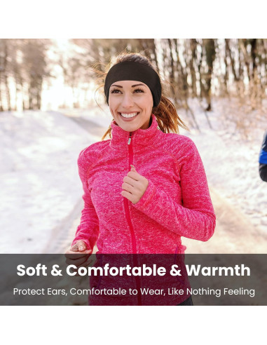 Calentadores de Oídos ZYXBBD para Invierno - Cinta Polar Unisex