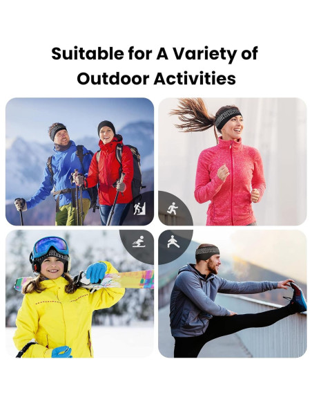 Calentadores de Oídos ZYXBBD para Invierno - Cinta Polar Unisex