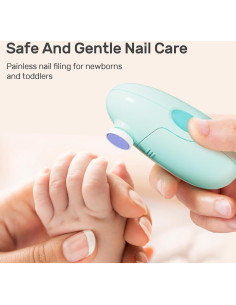 Cortador de Uñas Eléctrico NCVI para Bebés - 8 Accesorios 2