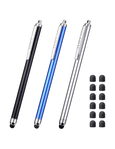 3 Stylus Pens CCIVV para Pantallas Táctiles - Punta 6mm
