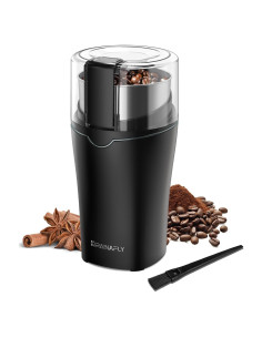 Molinillo de Café KIRAINAFLY 300W Acero Inoxidable Gris