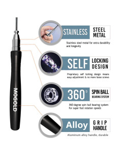 Cuerda para Saltar MOGOLD T08 Ajustable Autolock 3m 2