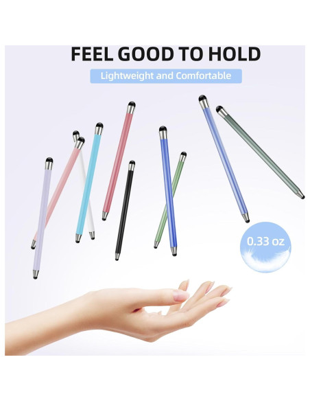 Bolígrafo Stylus 2-en-1 Maylofi para Pantallas Táctiles - 10 Pcs