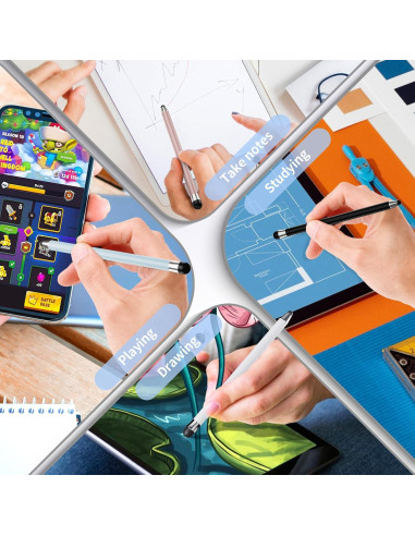 Bolígrafo Stylus 2-en-1 Maylofi para Pantallas Táctiles - 10 Pcs