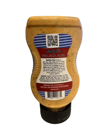 Mayonesa Chipotle Orgánica Judy Z 29.57 ml Sin Gluten