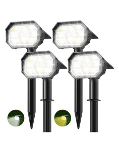 Luces Solares Spot Exteriores Brightown 4 Pack 2 Colores