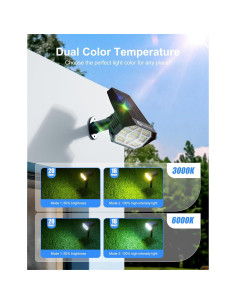 Luces Solares Spot Exteriores Brightown 4 Pack 2 Colores 2