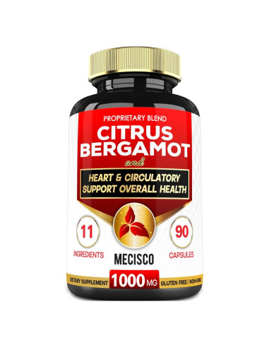 Suplemento de Bergamota Cítrica 1000mg Mecisco - 90 Cápsulas