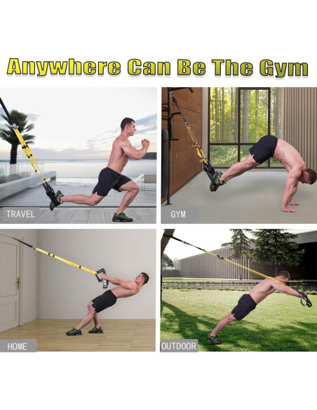 Correas de Entrenamiento de Resistencia ADALT LION Verde Militar