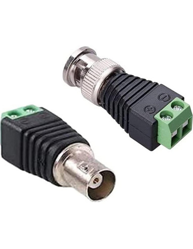 Conectores BNC a Terminal de Tornillo AV - 10 Pcs