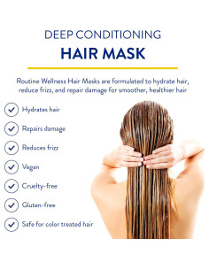 Mascarilla Capilar Hidratante Routine Wellness 226g - Coco y Vainilla 2