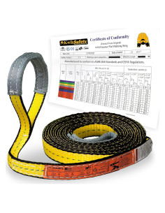 Eslinga de Elevación KwikSafety 2.54x4.88m 1451kg Poliester