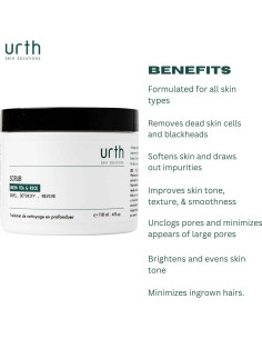 Exfoliante Facial Urth para Hombres 118 ml - Té Verde y Arroz 2