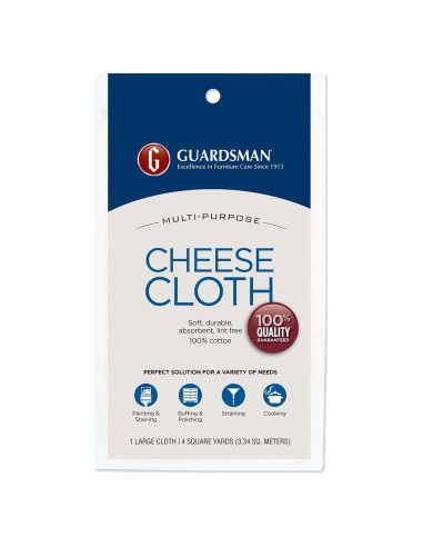 Tela de Queso 100% Algodón Guardsman 3.66m Ancho 22.86cm