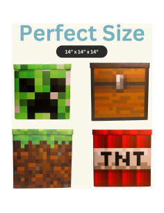 Cajas de Almacenamiento Plegables DoubleDeckerCouchParty - 4 Unidades 2