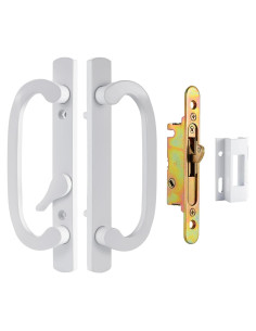 Juego de Manijas para Puertas Corredizas Zinkitool Blanco