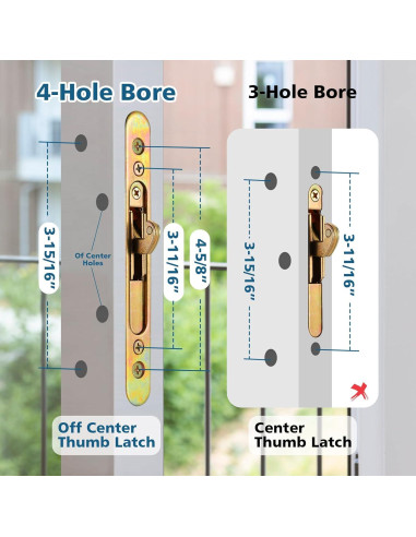 Juego de Manijas para Puertas Corredizas Zinkitool Blanco