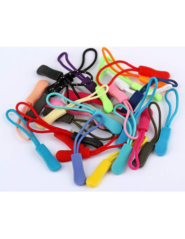 Tiradores de Cremallera YZSFIRM 10 Pcs Negro 66 mm