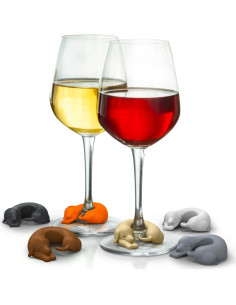 Marcadores de Bebida de Perro Dachshund Genuine Fred - Set de 6 2