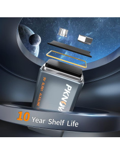 Baterías Alcalinas 9V PKNOVA - Paquete de 6 Unidades Duraderas 2