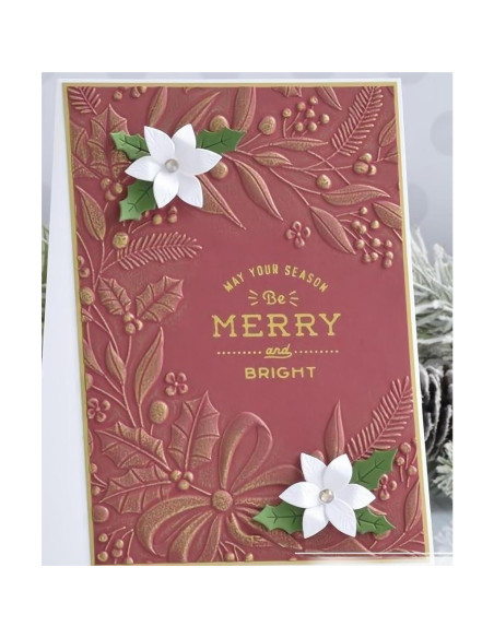 Carpeta de Relieve 3D Qoiseys para Tarjetas - Plástico Art Deco Carpeta de Relieve 3D Qoiseys para Tarjetas - Plástico Art Deco