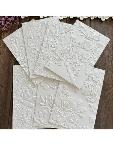 Carpeta de Relieve 3D Qoiseys para Tarjetas - Plástico Art Deco