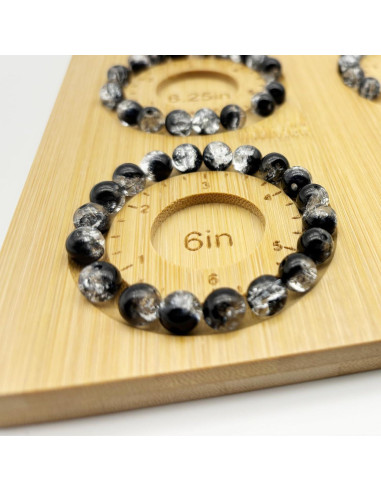 Tablero de Cuentas Petoysoso de Bambú para Joyas 24.99x22.99 cm