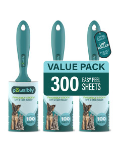 Rodillos para Pelusa Pawsibly - Paquete de 3, 300 Hojas