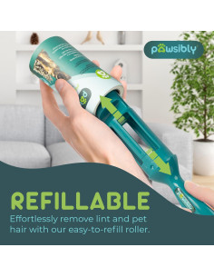 Rodillos para Pelusa Pawsibly - Paquete de 3, 300 Hojas 2