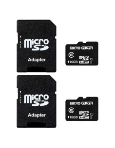 Tarjeta de Memoria Micro SDHC Inland 16GB Clase 10 - 2 Paquete
